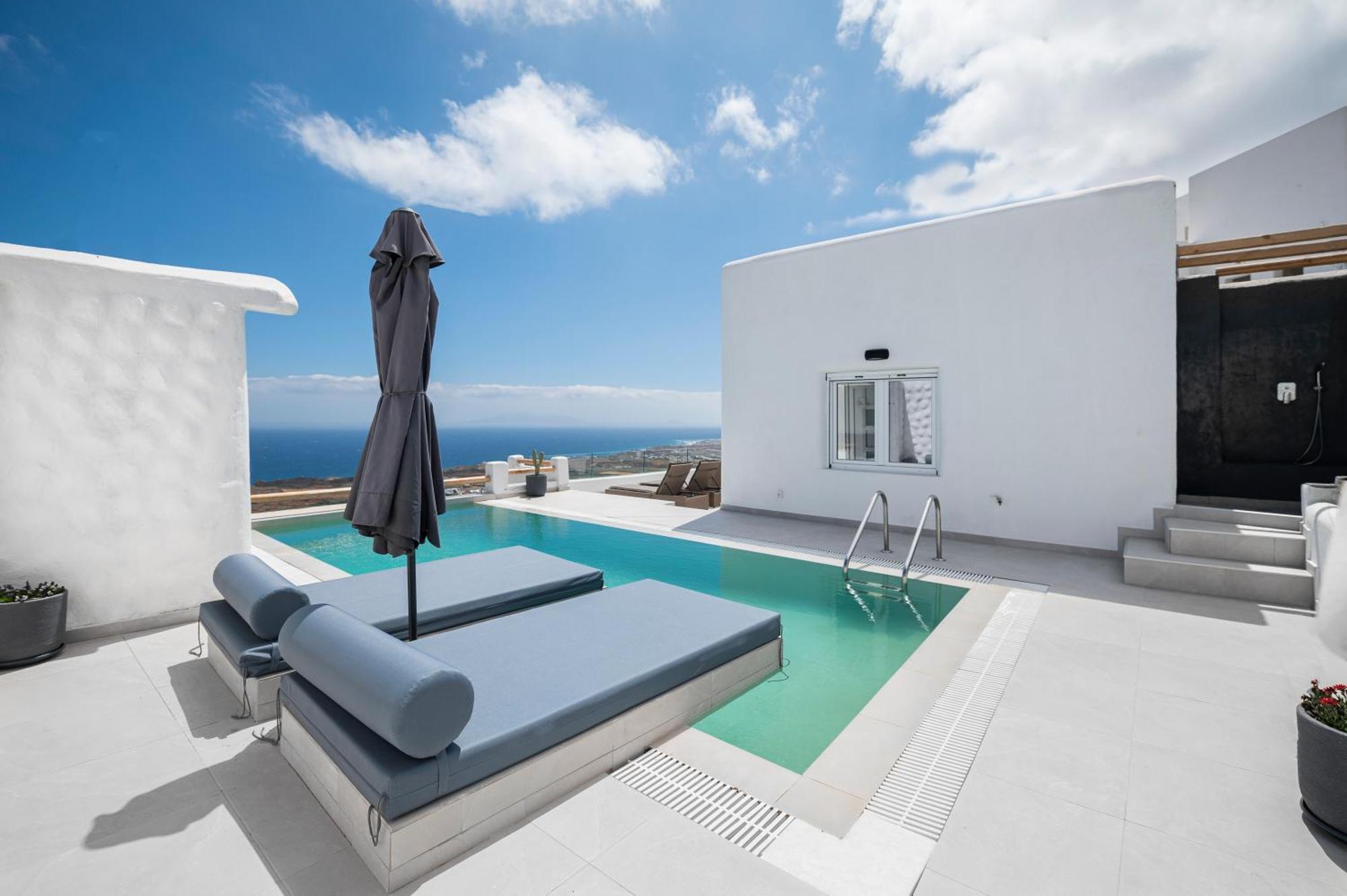 Dream Villa Santorini Vourvoulos Luaran gambar