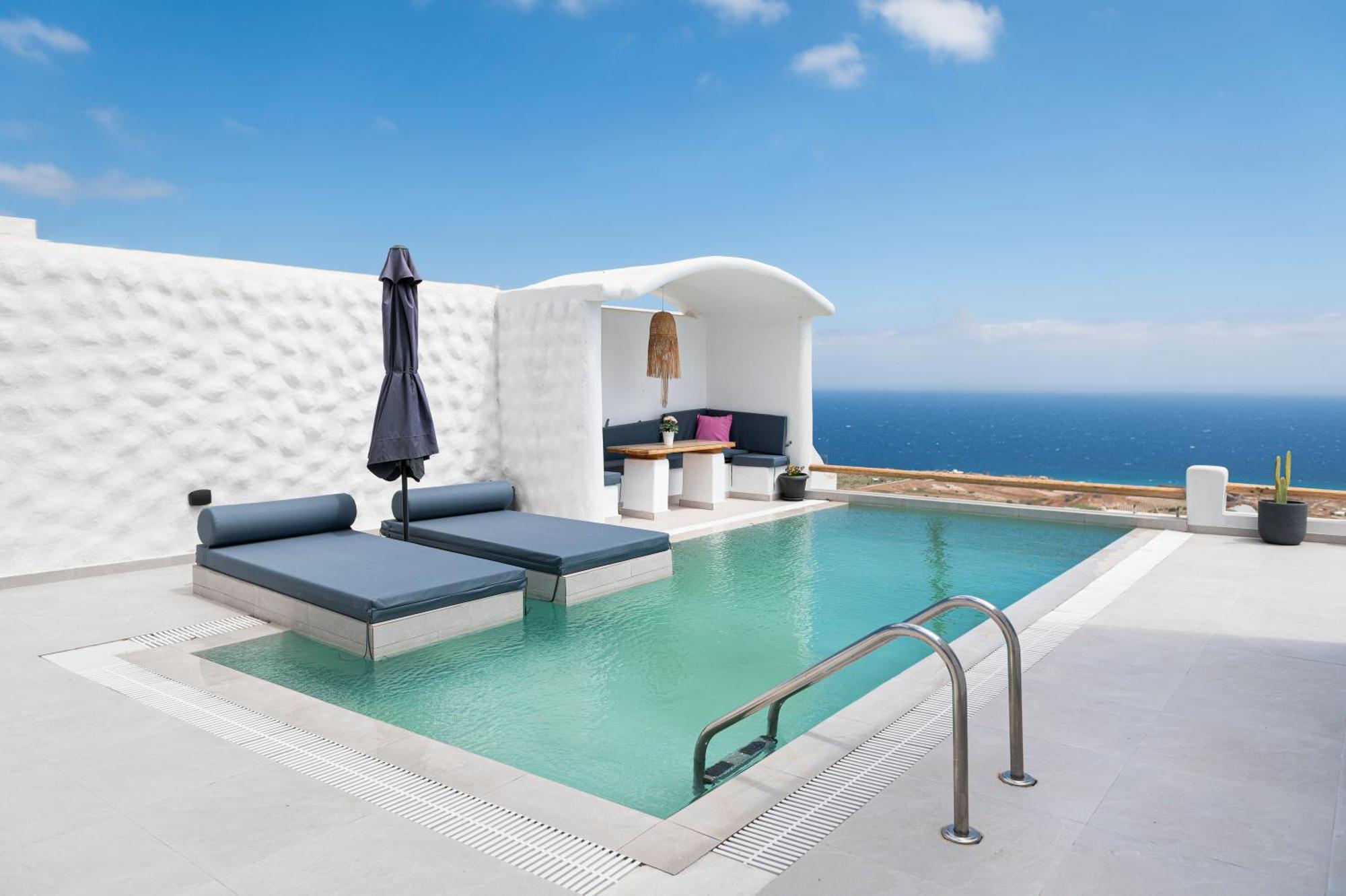 Dream Villa Santorini Vourvoulos Luaran gambar