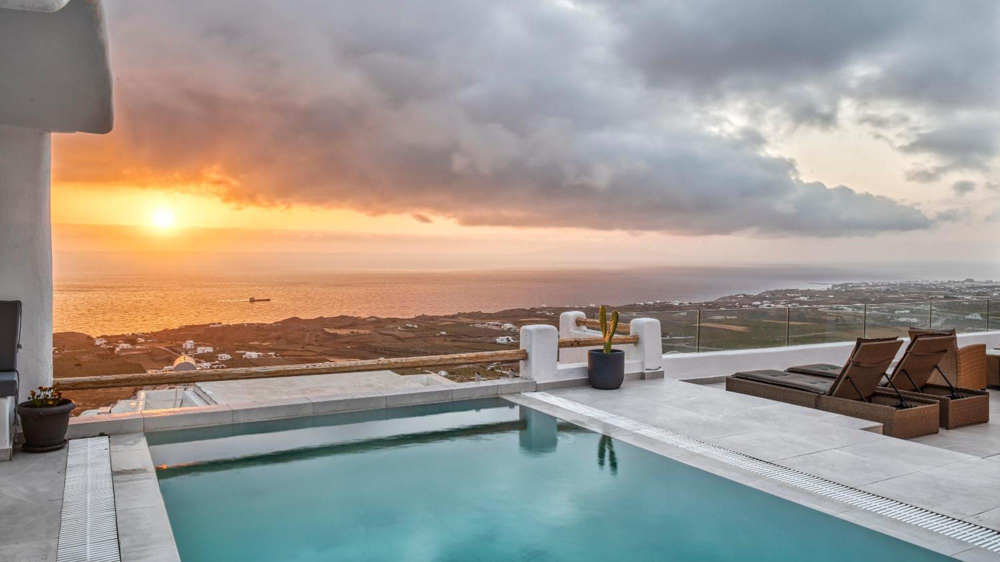 Dream Villa Santorini Vourvoulos Luaran gambar