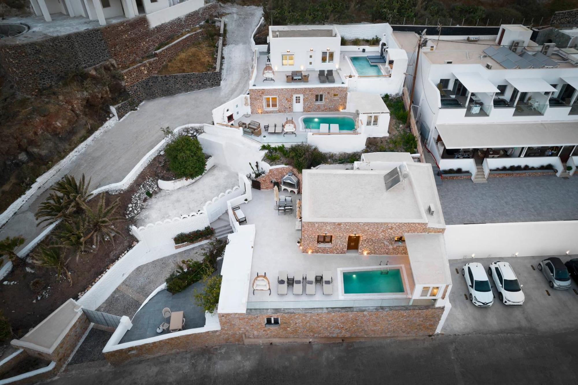 Dream Villa Santorini Vourvoulos Luaran gambar