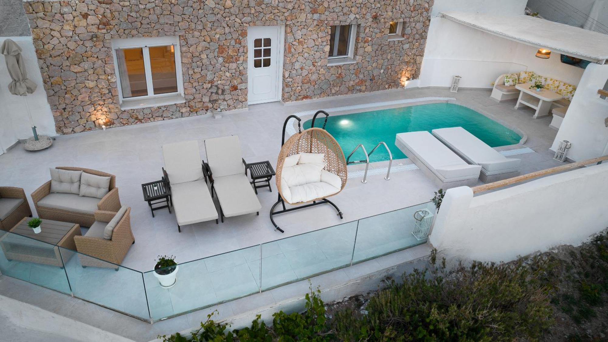 Dream Villa Santorini Vourvoulos Luaran gambar