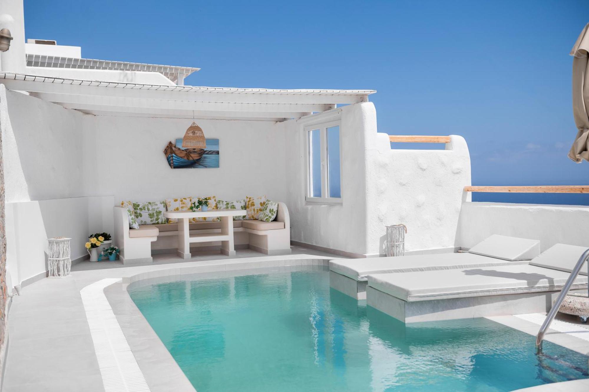 Dream Villa Santorini Vourvoulos Luaran gambar