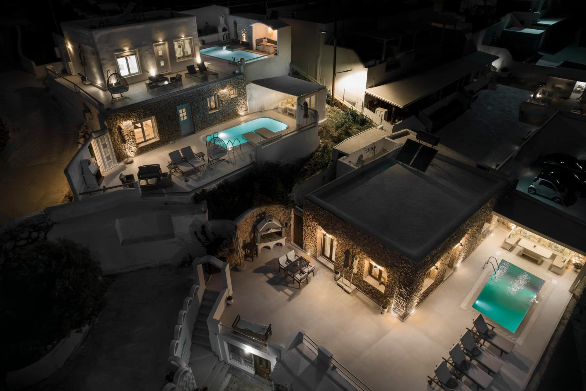 Dream Villa Santorini Vourvoulos Luaran gambar